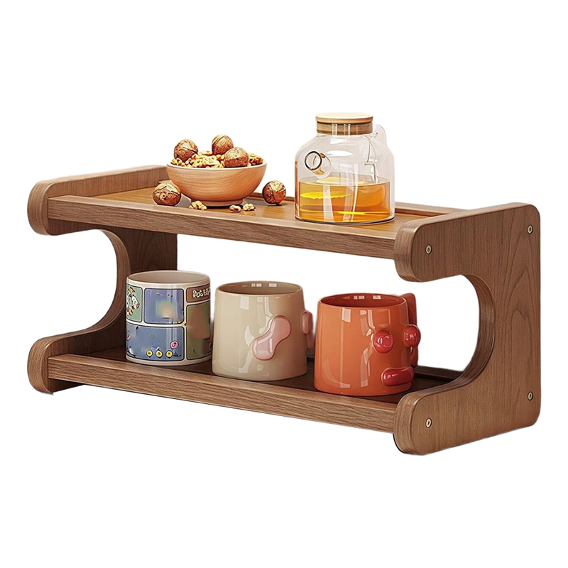 Coffee Tea Display - 【A87T】Tea Accessories Storage Shelf, Coffee Bar
