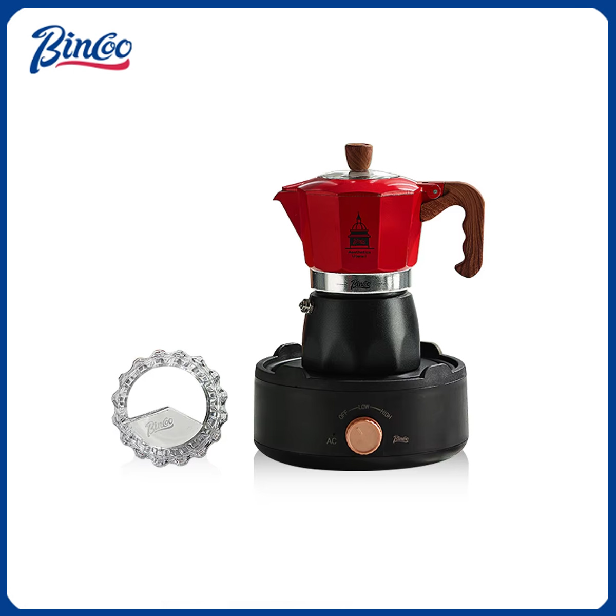 Moka Pot Stove - Bincoo Double Valve Coffee Moka Pot