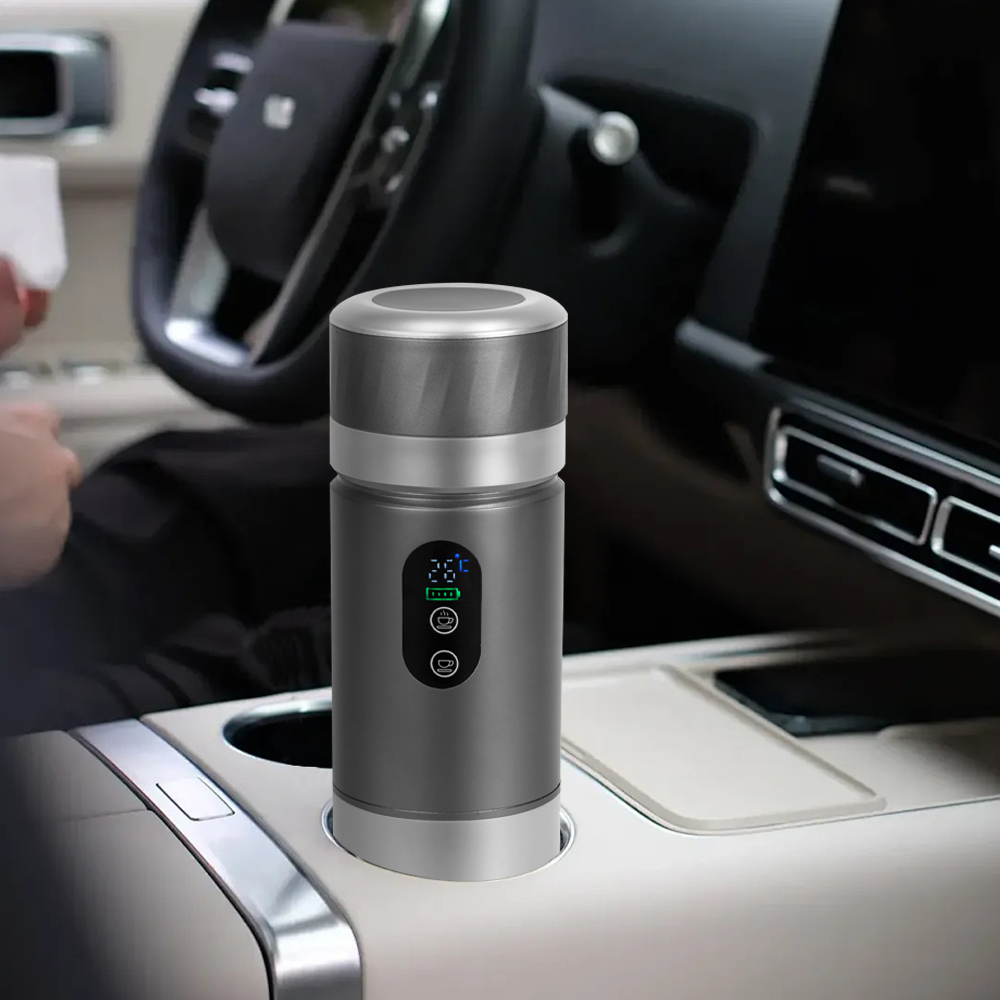 Coffee & Tea - Pastry Góc Xanh - Portable Self-Heating Espresso Coffee Maker LED