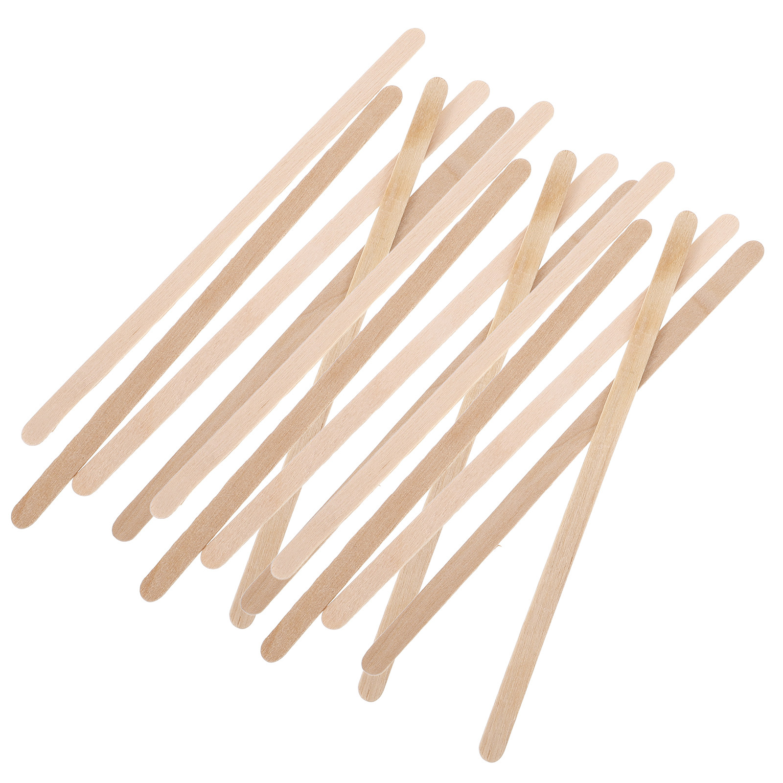 Coffee Tea Chocolate - 100Pcs Wooden Stirrer Sticks Versatile for