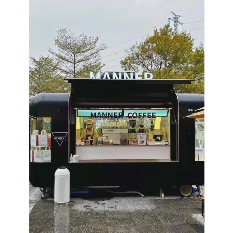 Coffee Tea Boba - Mobile Food Truck Trailer Full Kitchen