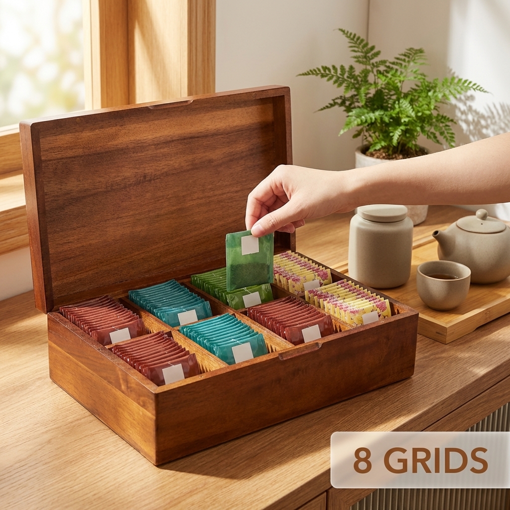 Coffee Tea Sugar Canister Set - Tea Box Storage Hotel Tea Bag