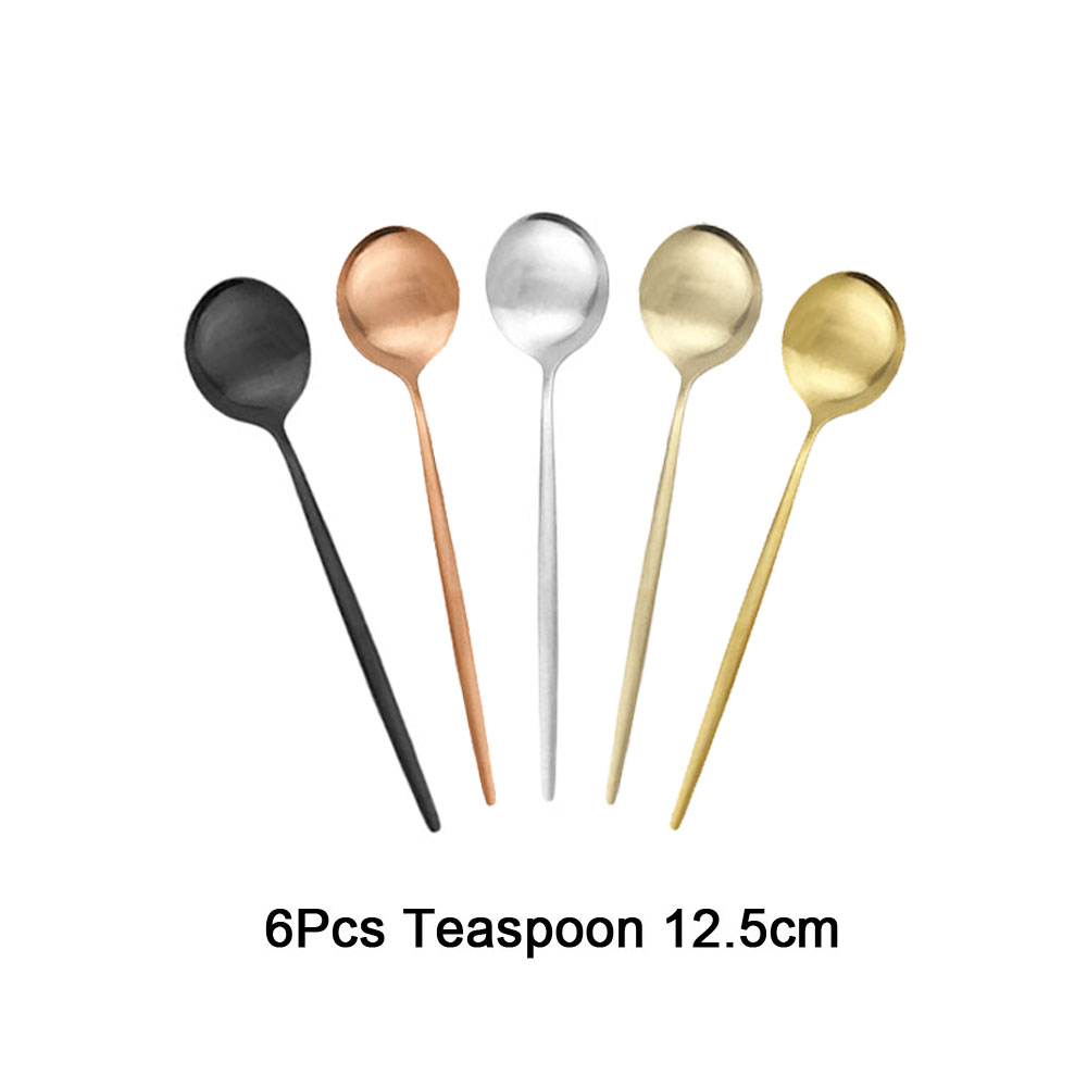 Coffee Tea Sugar Canister Set - 6Pcs Tea Coffee Stir Mini Spoons