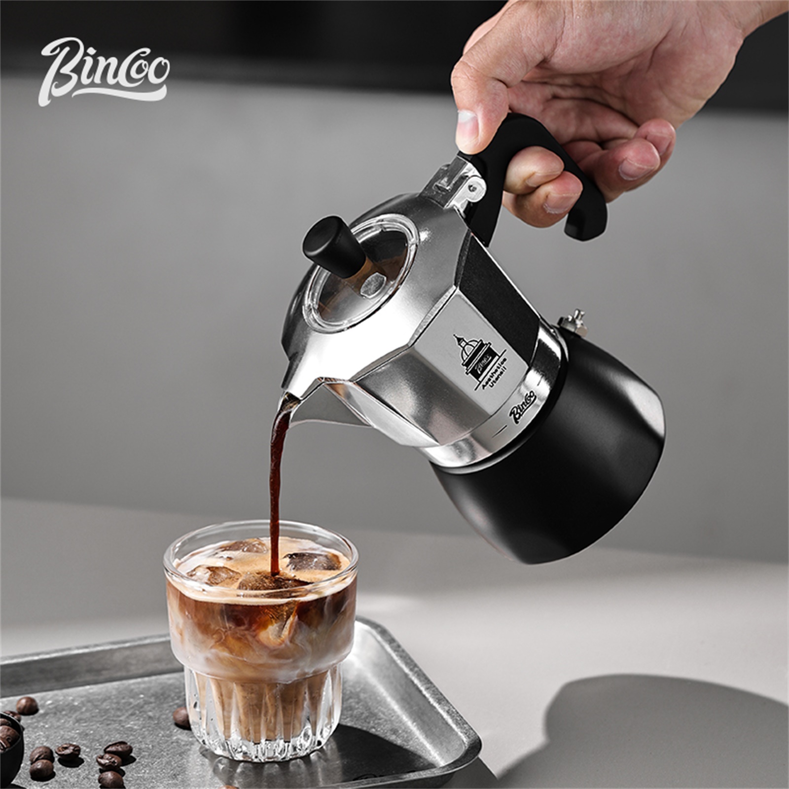 Coffee Tea Chocolate - BINCOO Double Valve Moka Pot，Espresso Extraction