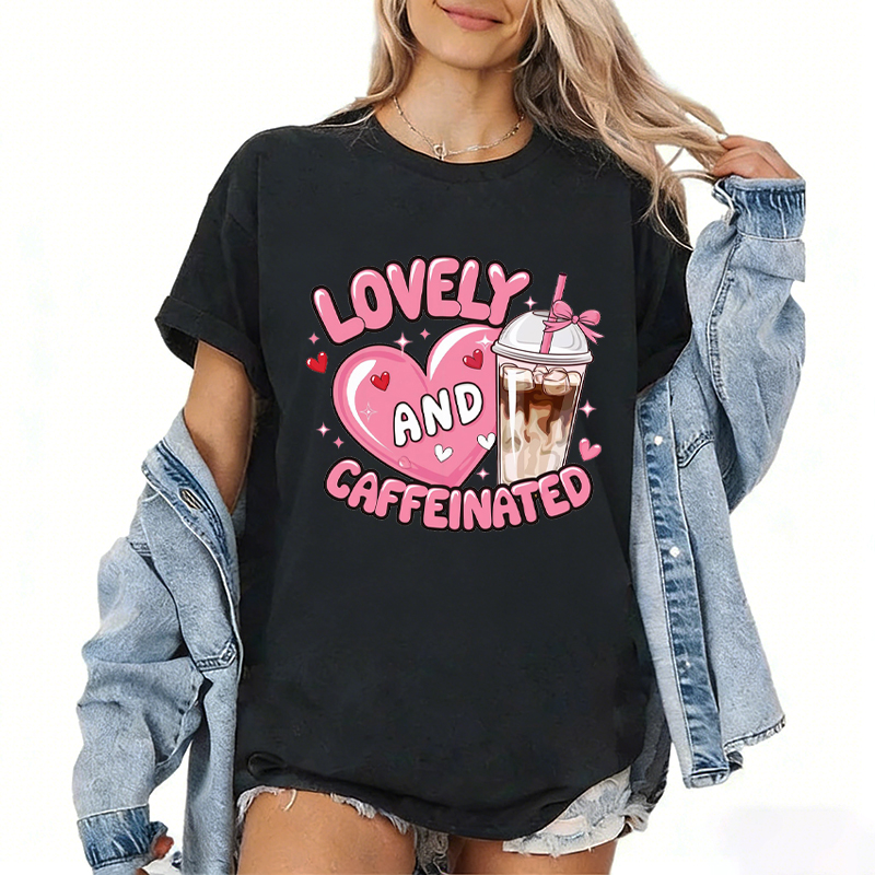 Coffee Tea Knits - Funny Coffee Milk Tea Shirt LOVELY