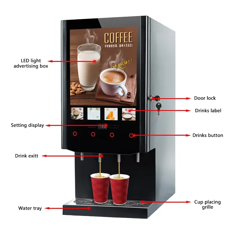 Coffee Tea Vending Machine For Office - for Commercial Automatic Coffee Vending Machine