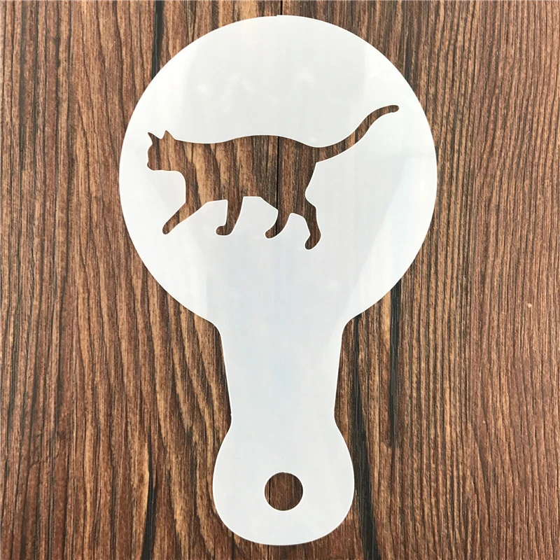 Coffee Stencil Art - 5Pcs DIY Coffee Latte Art Stencils