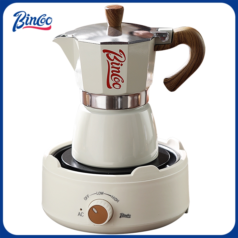 Coffee Tea Chocolate - Bincoo Moka Pot and Electric Stove