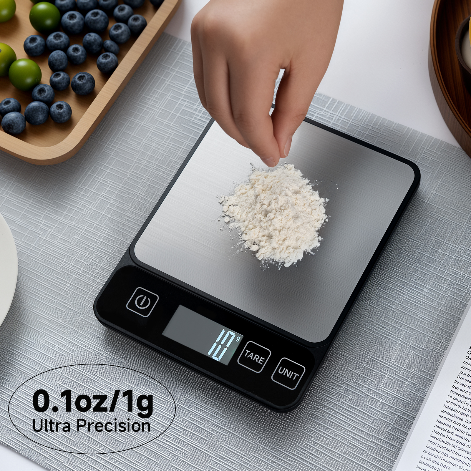 Coffee Tea Display - Upgraded Kitchen Scale High-precision Electronic Scale
