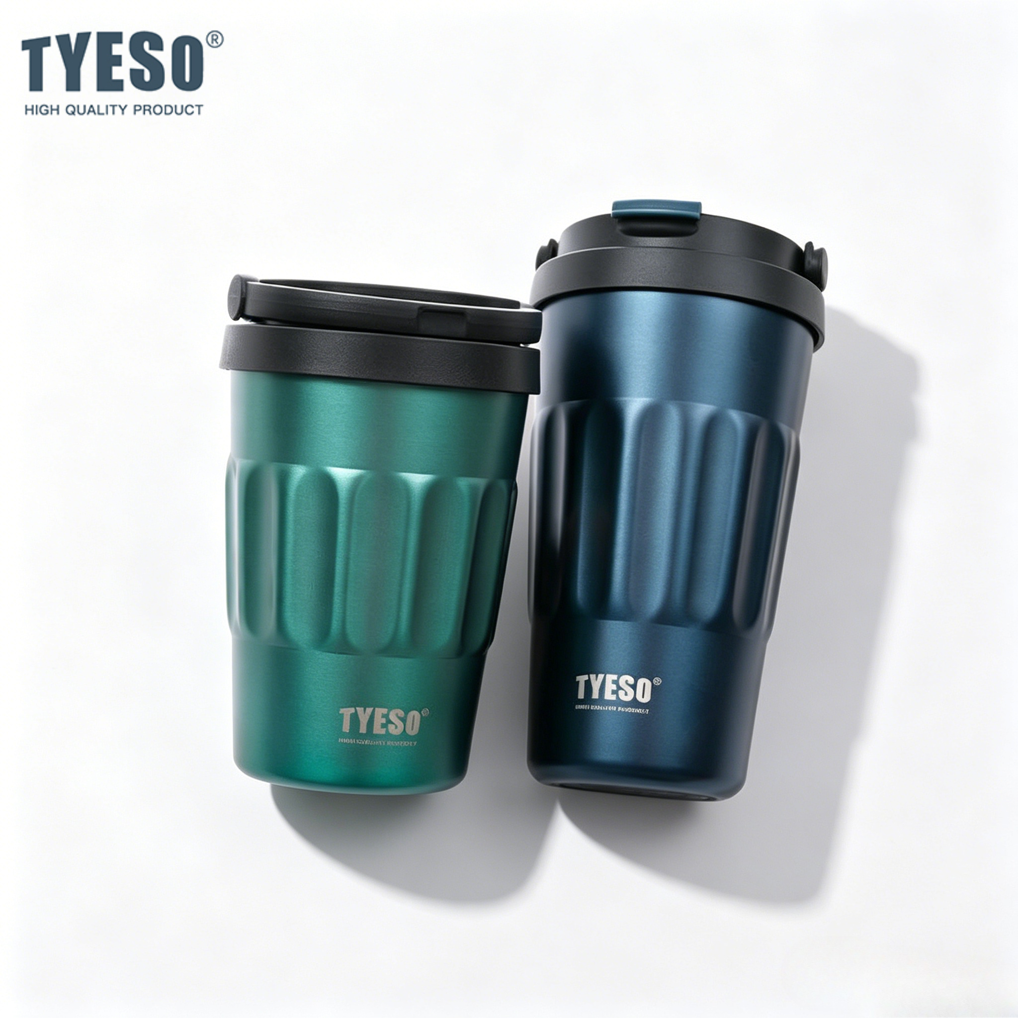 French Press Glass - Tyeso 400ML/500ml Vintage Vacuum Flasks Insulated