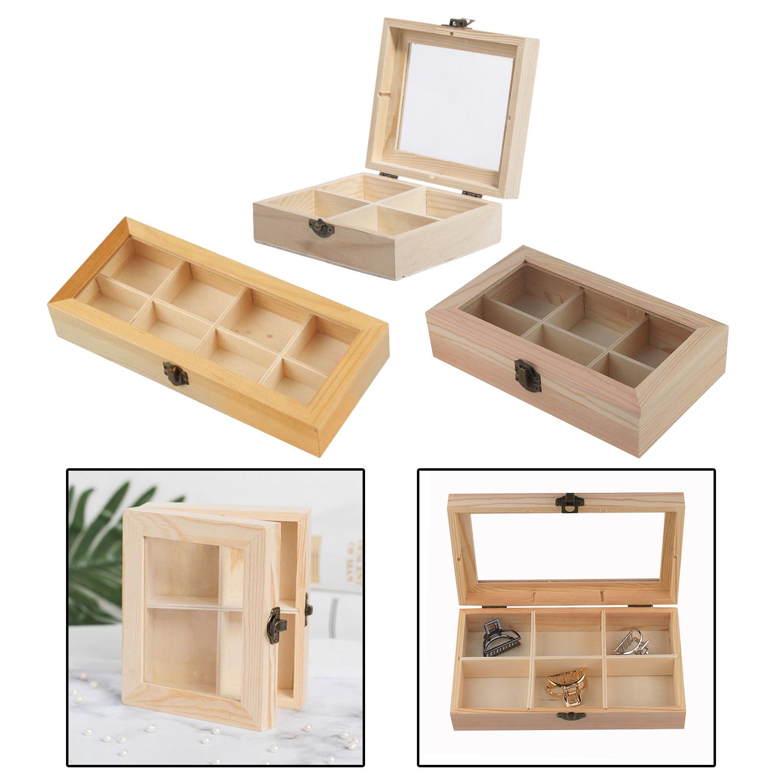 Coffee Tea Display - Coffee Storage Box Organizer Wooden Tea