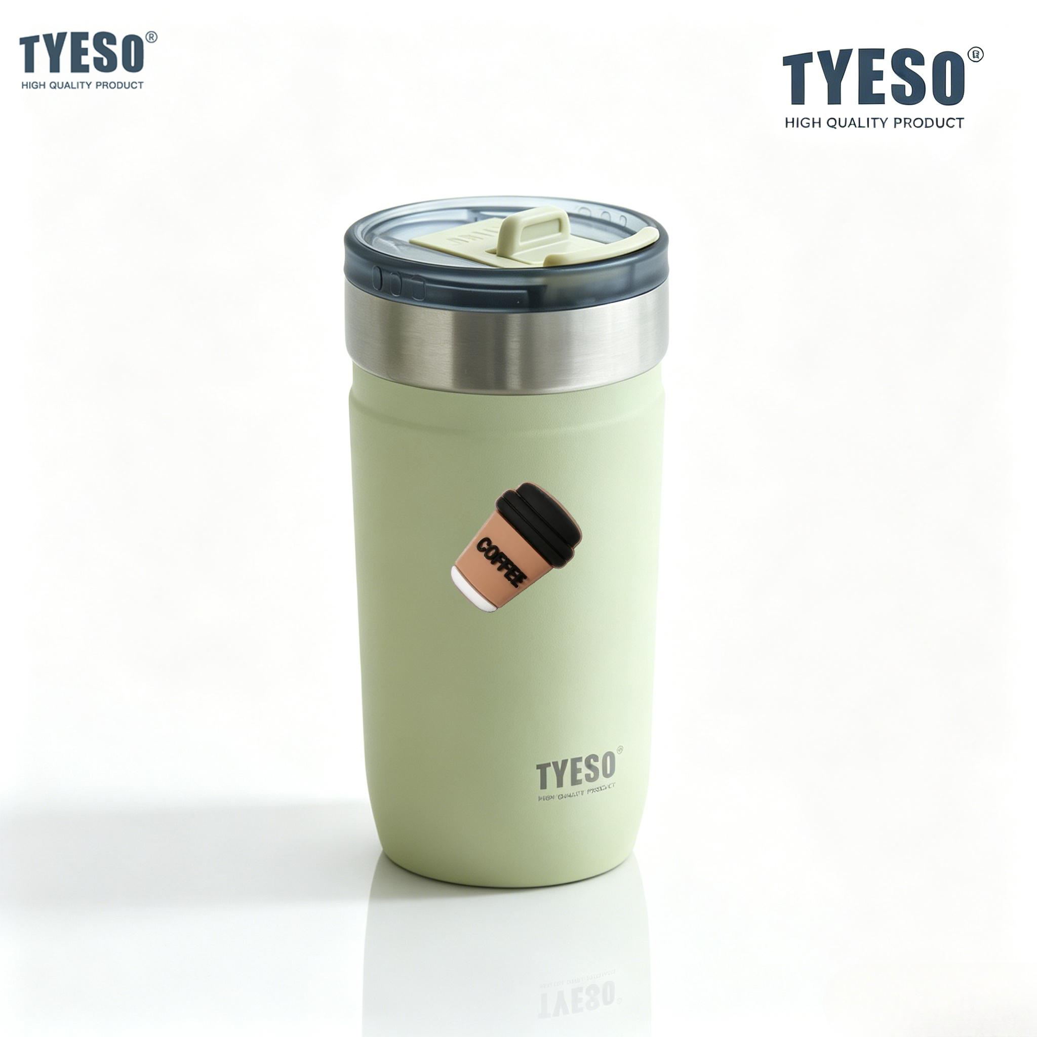 French Press Glass - Tyeso Stainless Steel Insulated Mug Matte