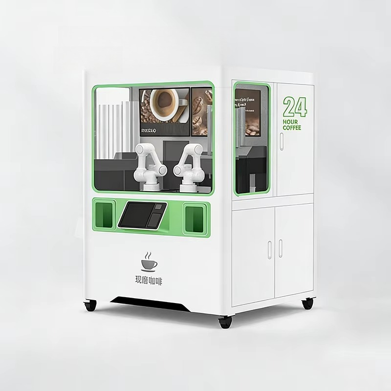 Coffee Tea Vending Machine For Office - Customized Commercial Robotic Barista Coffee &