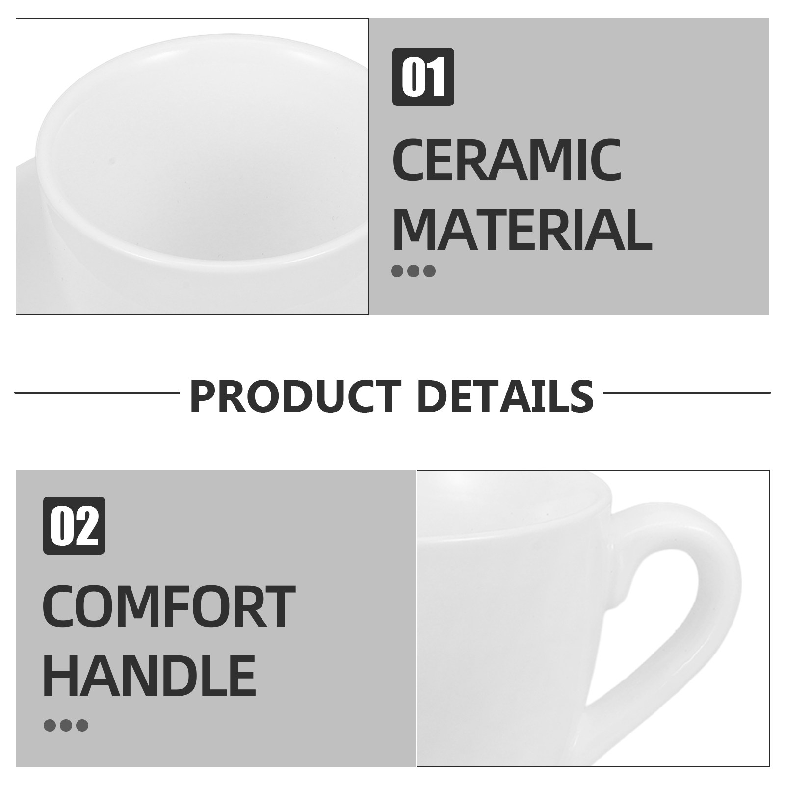 1Set Coffee Cup and Saucer Set - Coffee Tea Chocolate review and price
