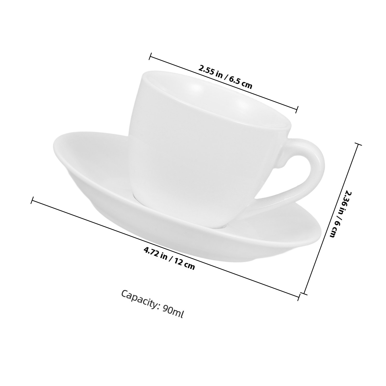 1Set Coffee Cup and Saucer Set - Coffee Tea Chocolate review and price