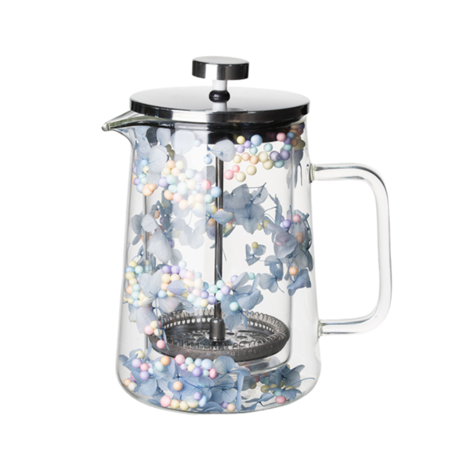 Dried Flower Double Glass Pres - French Press Glass review and price