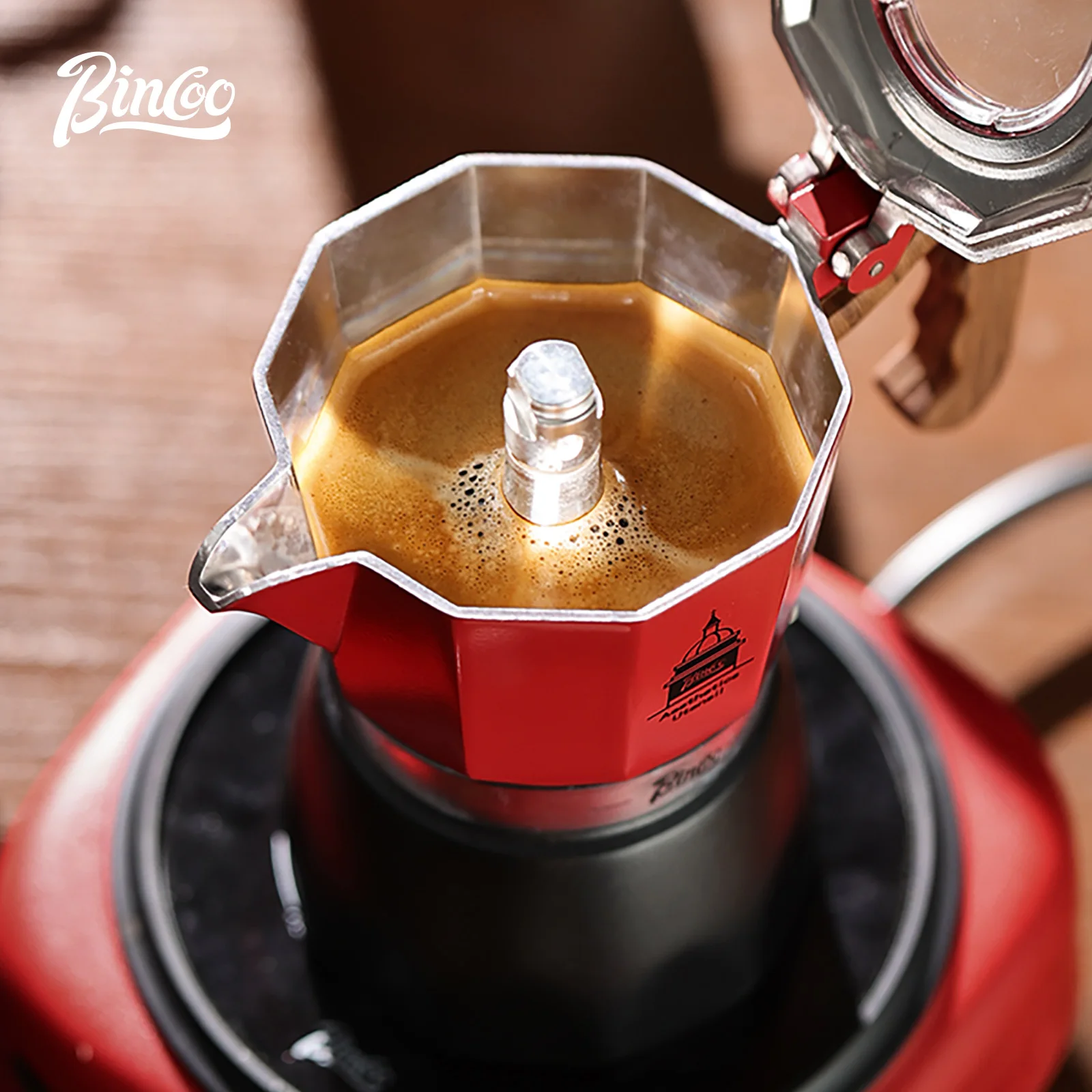 Bincoo Double Valve Coffee Mok - Moka Pot Stove review and price