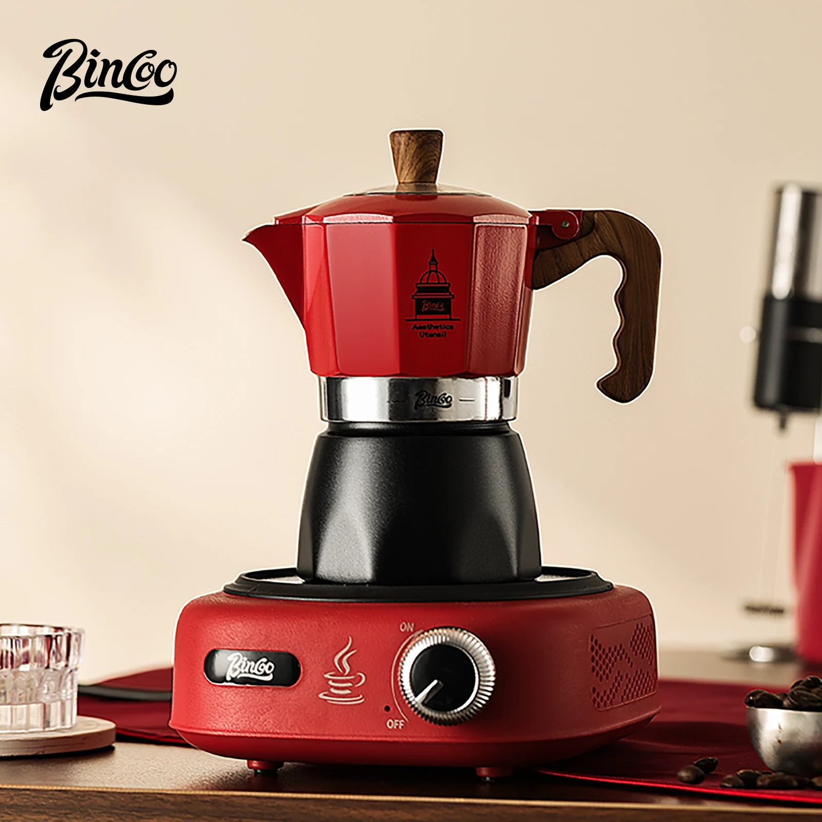 Bincoo Double Valve Coffee Mok - Moka Pot Stove review and price