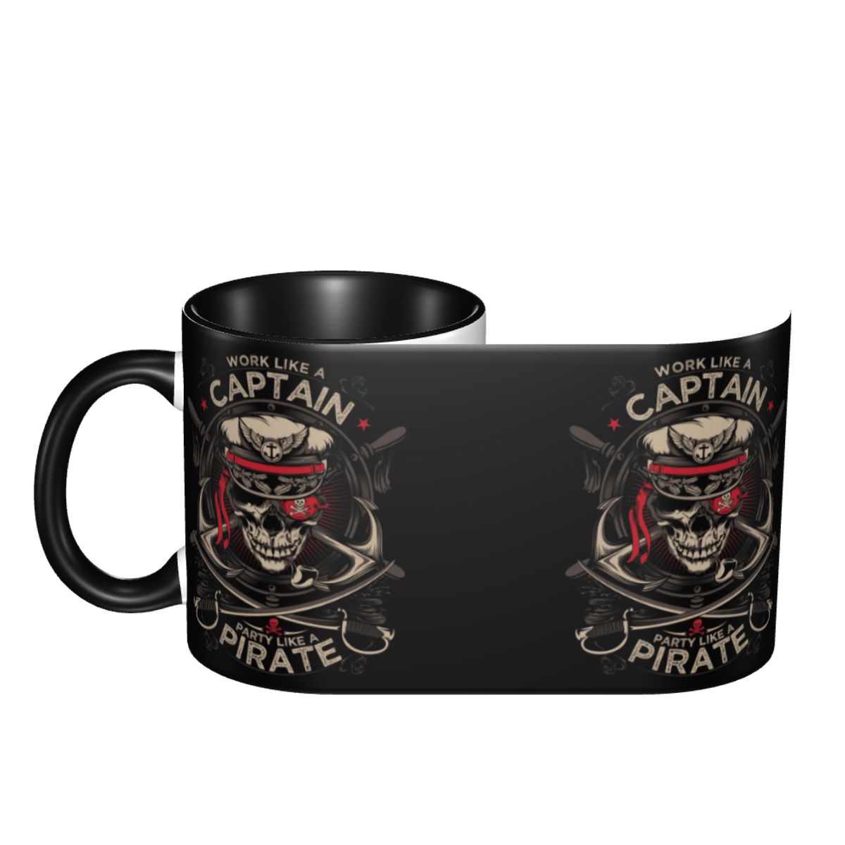 Customized Work Like A Captain - Coffee Tea Like review and price