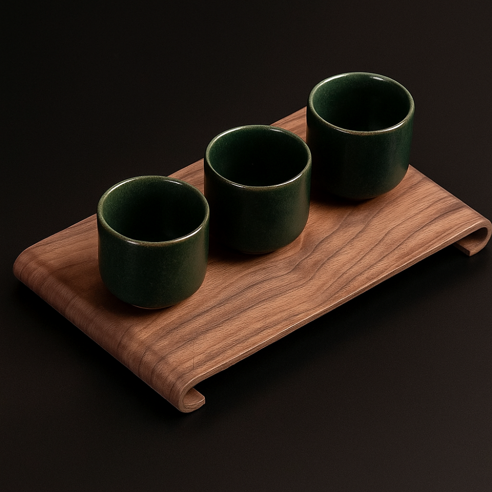 Practical Rectangular Walnut T - Coffee Tea Display review and price