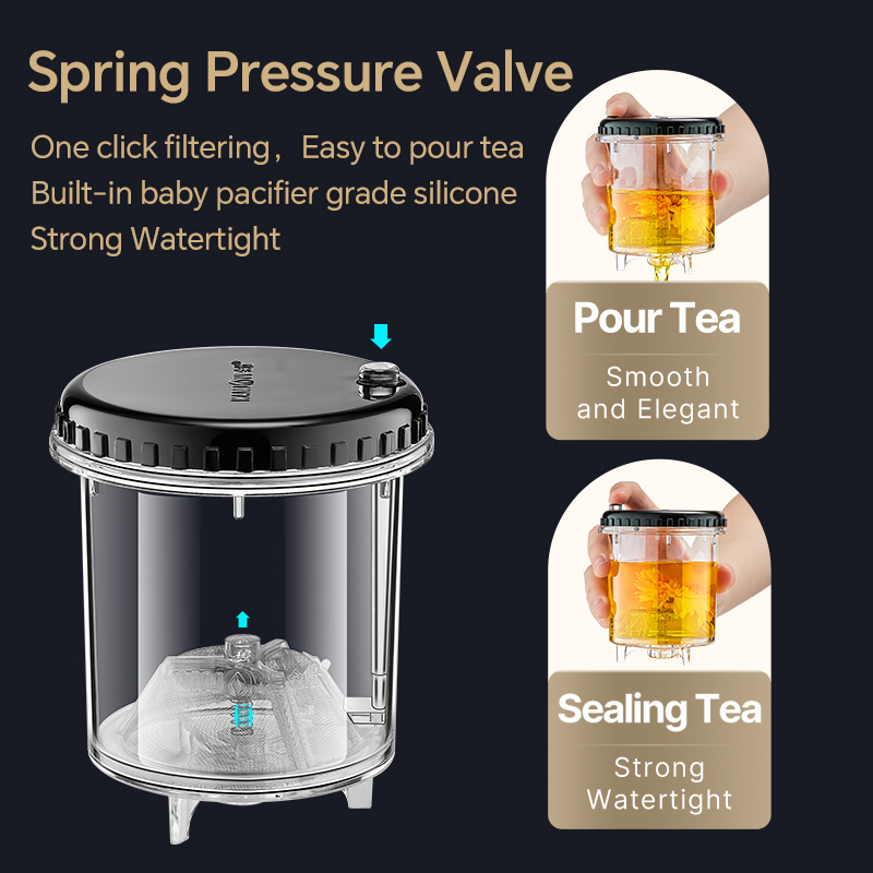 KAMJOVE Tea separation Teapot  - French Press Glass review and price