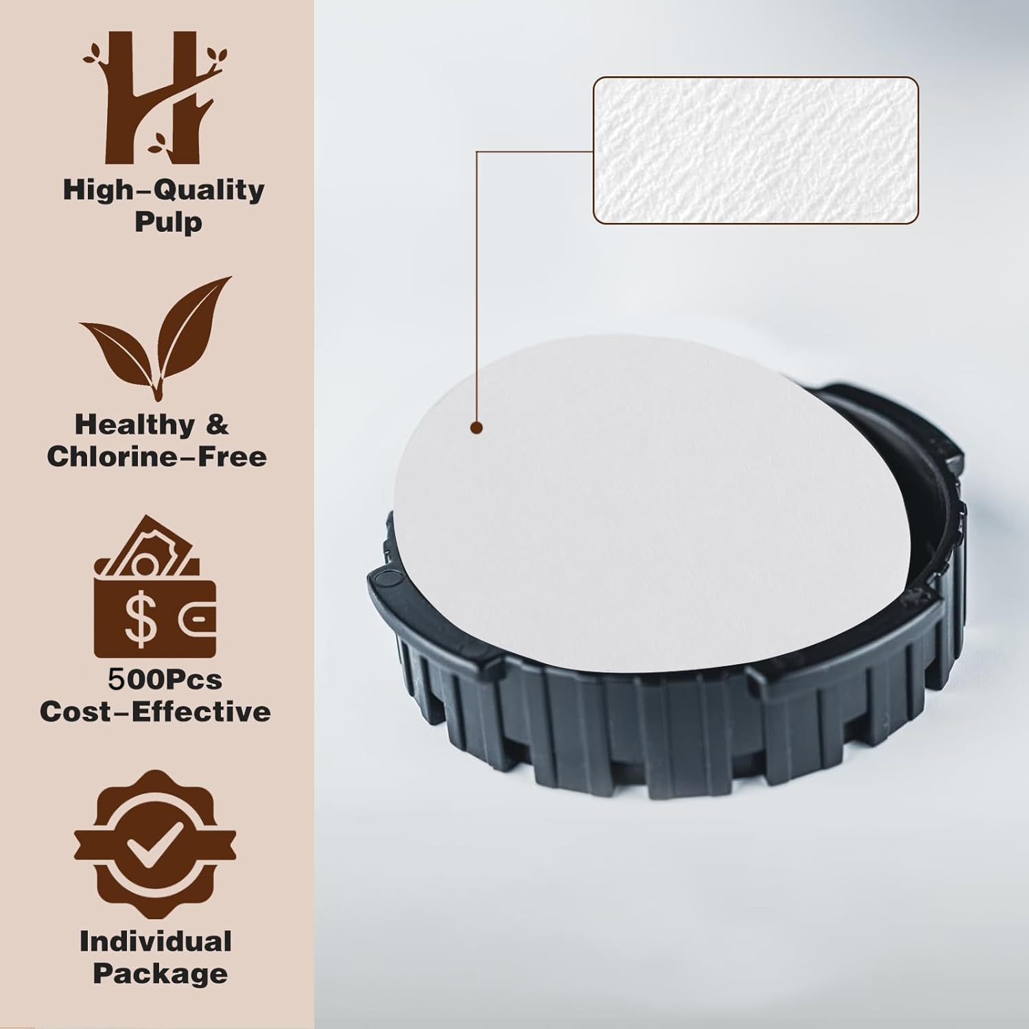 Round Coffee Filters, Compatib - Coffee Tea Chocolate review and price