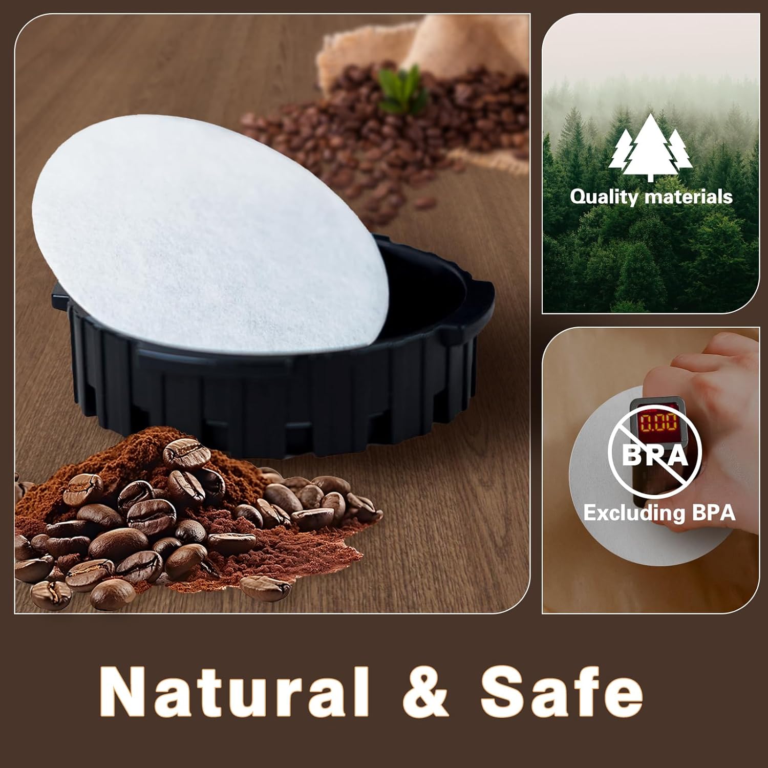 Round Coffee Filters, Compatib - Coffee Tea Chocolate review and price