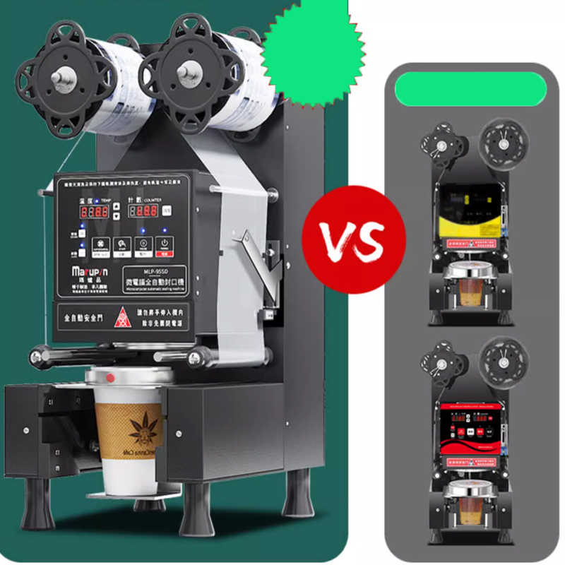 Cup Sealing Machine Fully Auto - Coffee Tea Boba review and price