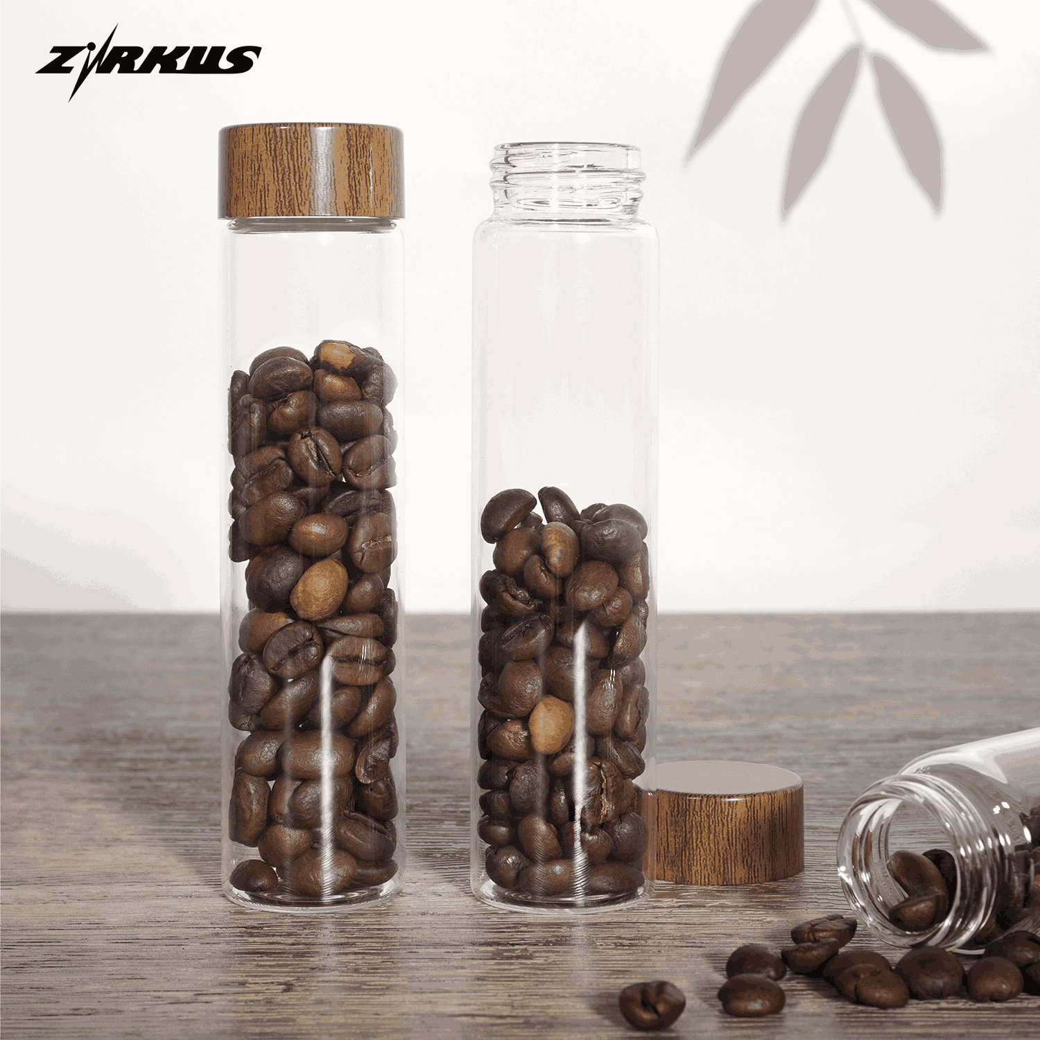 ZIRKUS Coffee Beans Storage Co - Coffee And Tea Glass review and price