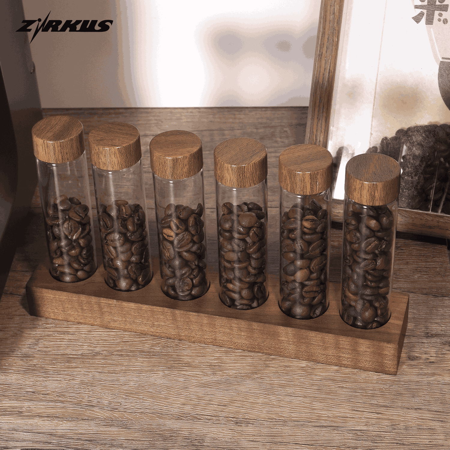 ZIRKUS Coffee Beans Storage Co - Coffee And Tea Glass review and price