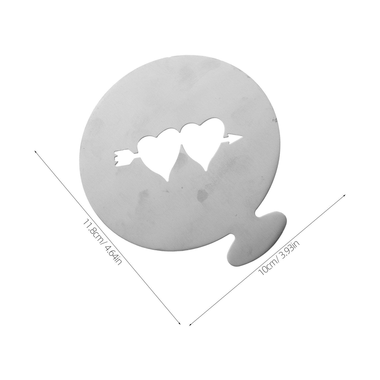 3Pcs Reusable Stainless Steel  - Coffee Stencil Art review and price
