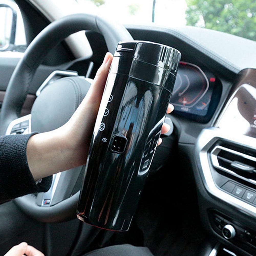 400ml Portable Car Heating Cup - Coffee Tea Display review and price