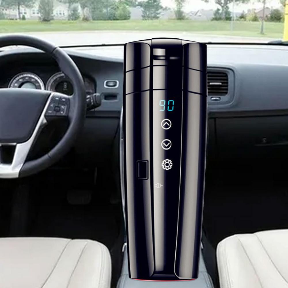 400ml Portable Car Heating Cup - Coffee Tea Display review and price