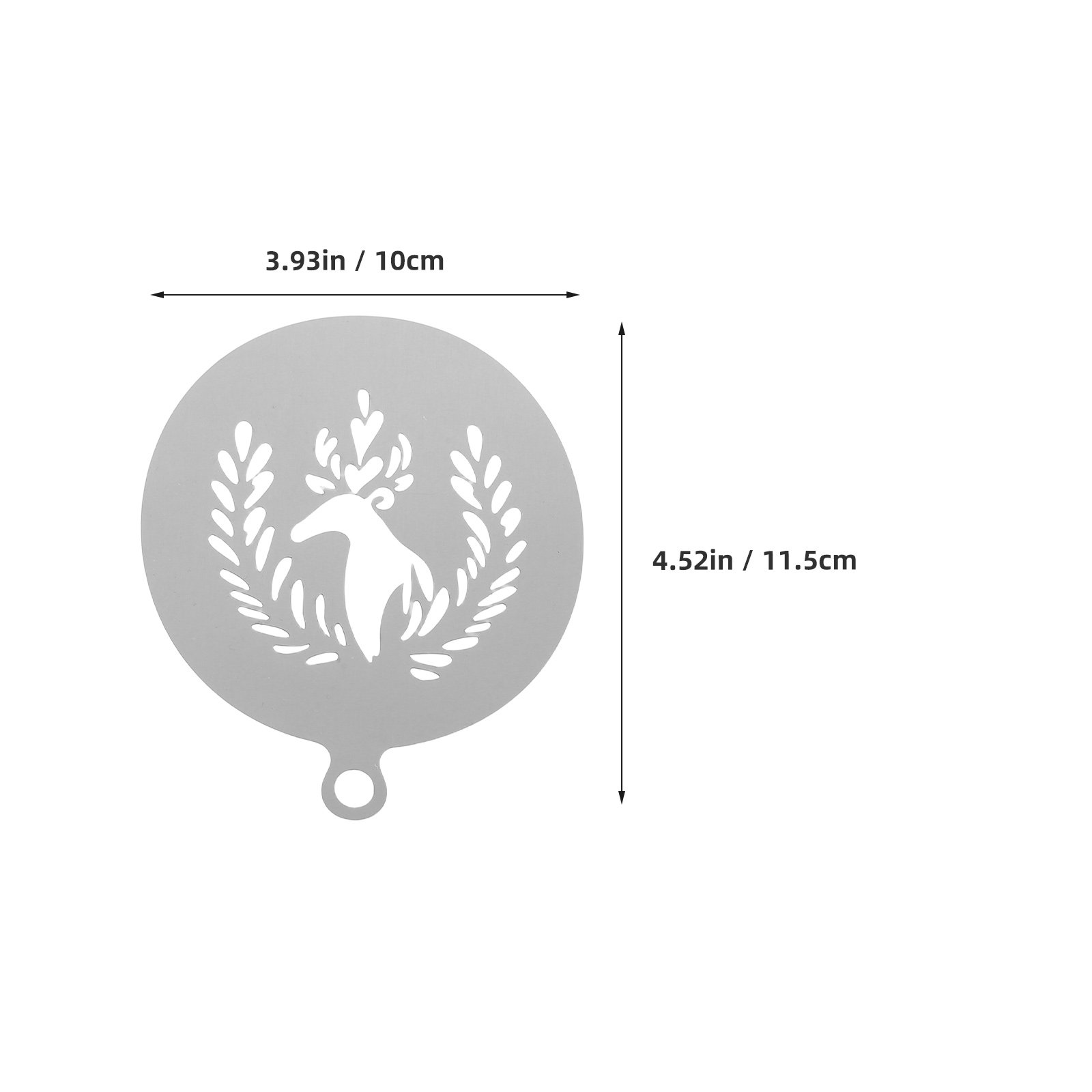 4Pcs Premium Stainless Steel C - Coffee Stencil Art review and price
