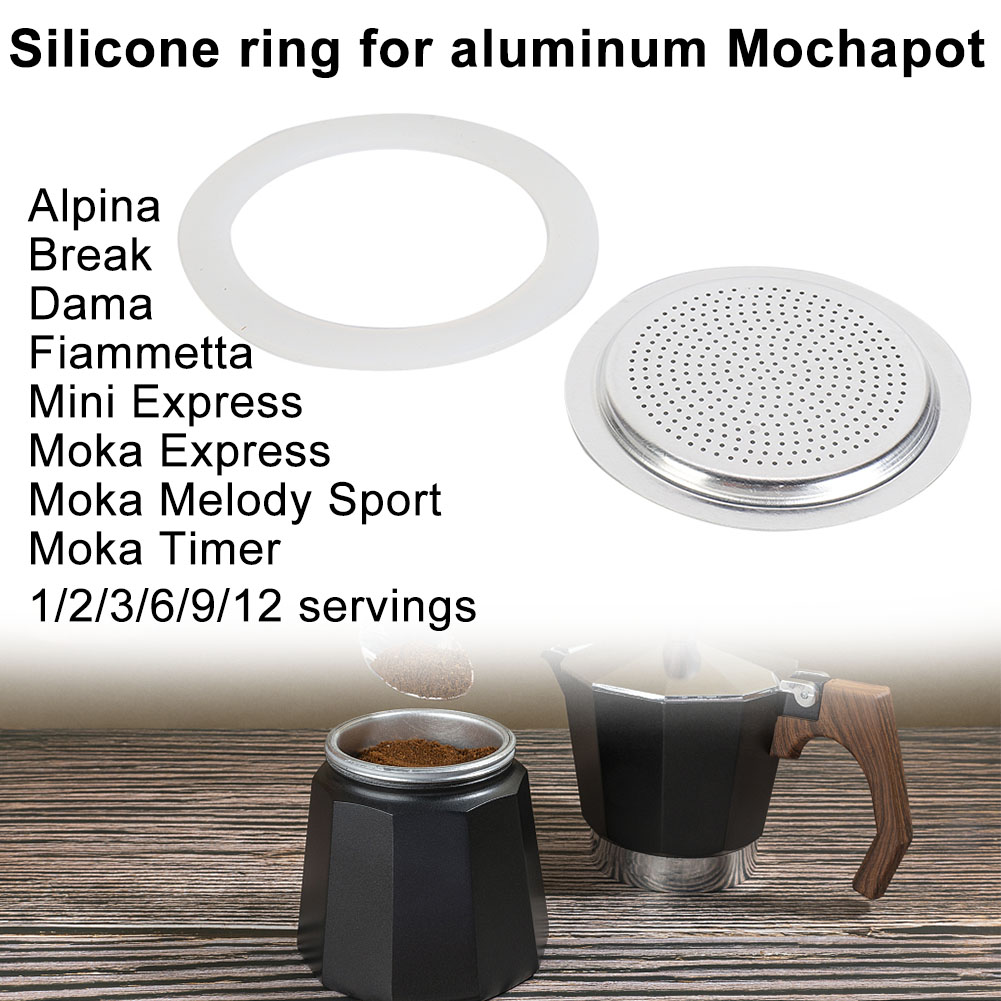 1 Set Rubber Seal Gasket With  - Moka Pot Stove review and price