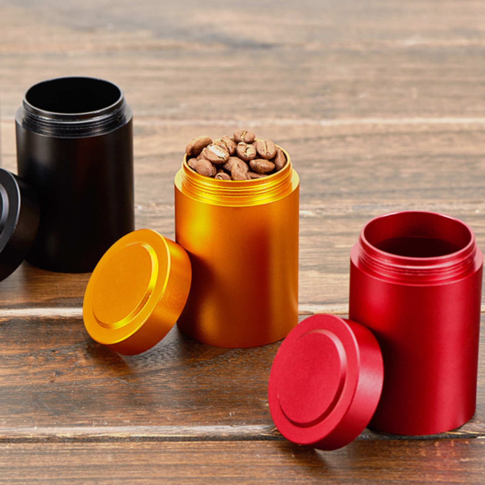 2 Pieces Aluminum Jar with Scr - Coffee Tea Beans review and price