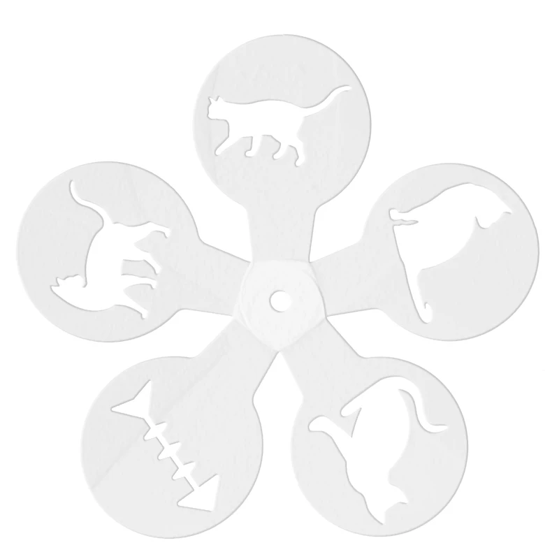 5Pcs DIY Coffee Latte Art Sten - Coffee Stencil Art review and price