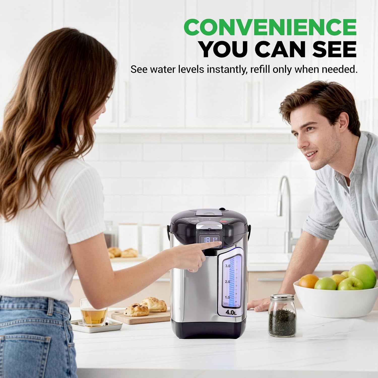 4L Electric Hot Water Dispense - Coffee Tea Display review and price