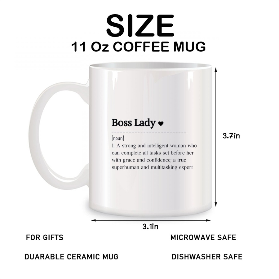 Boss Lady Mugs For Like A Boss - Coffee Tea Like review and price