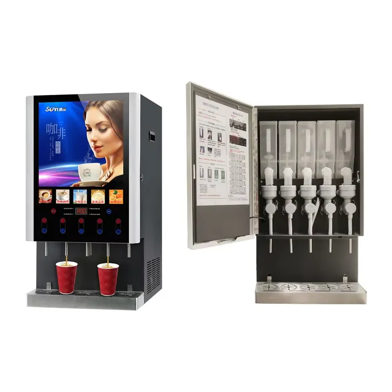 for 50SCW-12L Iced Coffee Vend - Coffee Tea Vending Machine For Office review and price