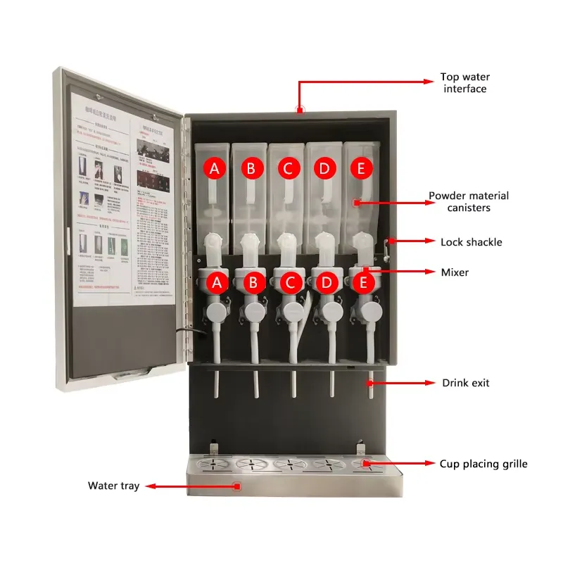 for 50SCW-12L Iced Coffee Vend - Coffee Tea Vending Machine For Office review and price