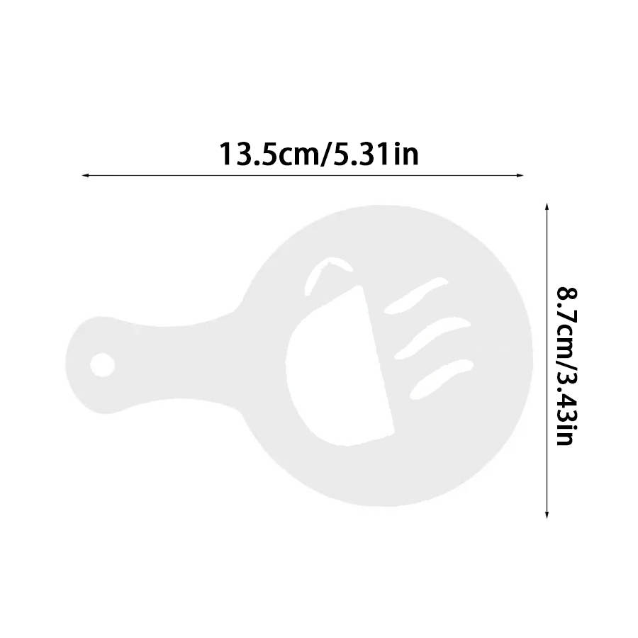 16pcs Coffee Latte Art Stencil - Coffee Stencil Art review and price