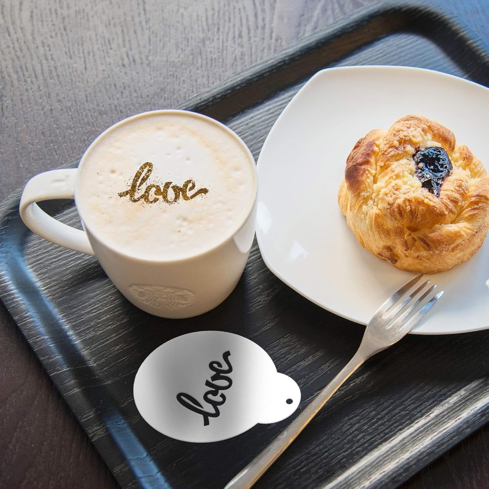 Hot Sale Coffee Stencil 15 Pie - Coffee Stencil Art review and price