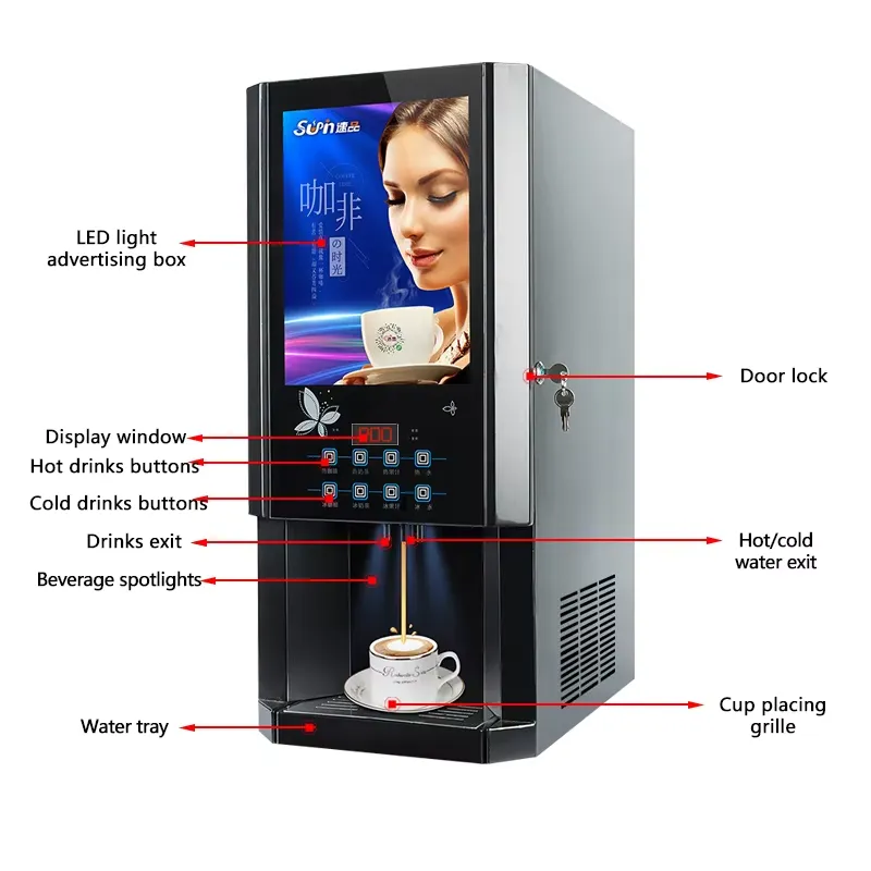 for 30SCW-8 Automatic Coffee M - Coffee Tea Vending Machine For Office review and price