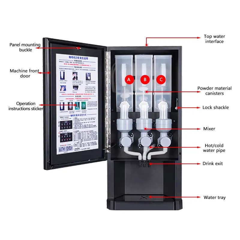for 30SCW-8 Automatic Coffee M - Coffee Tea Vending Machine For Office review and price