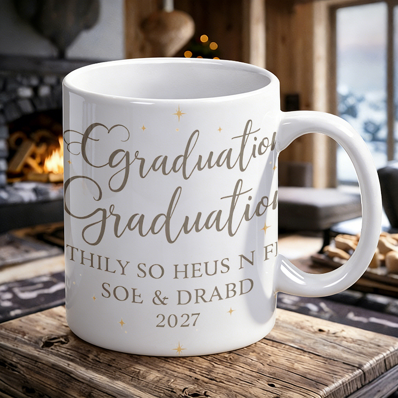 Gilded Font & Star Ceramic Mug - Coffee Tea Font review and price