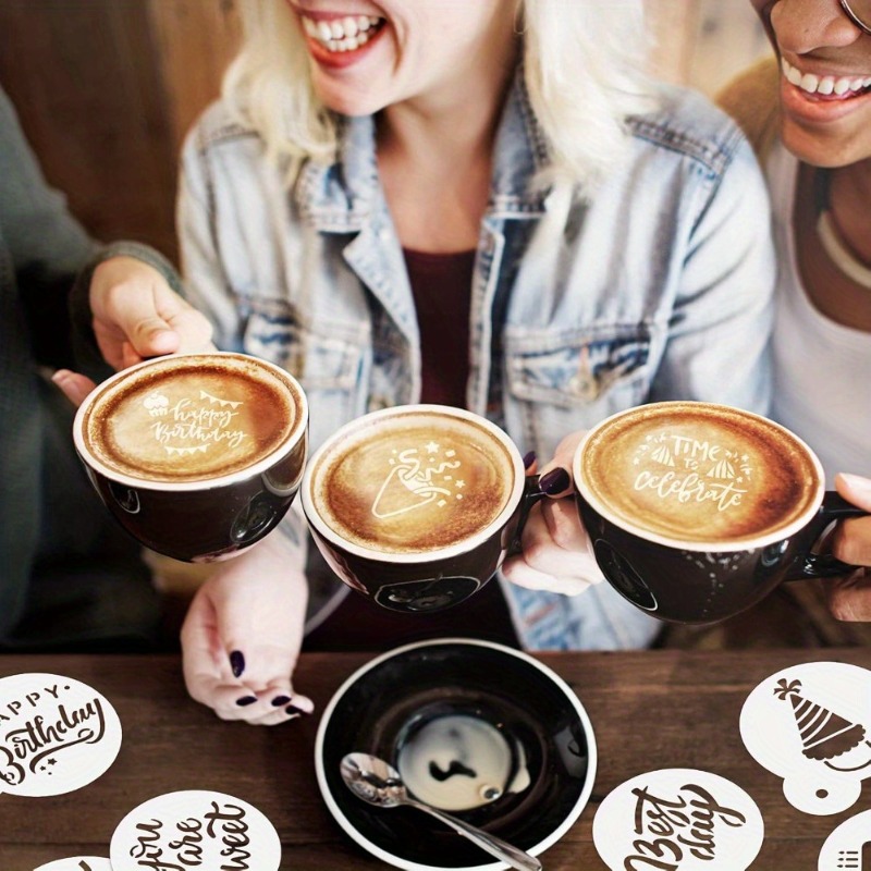 Professional DIY Latte Art Ste - Coffee Stencil Art review and price