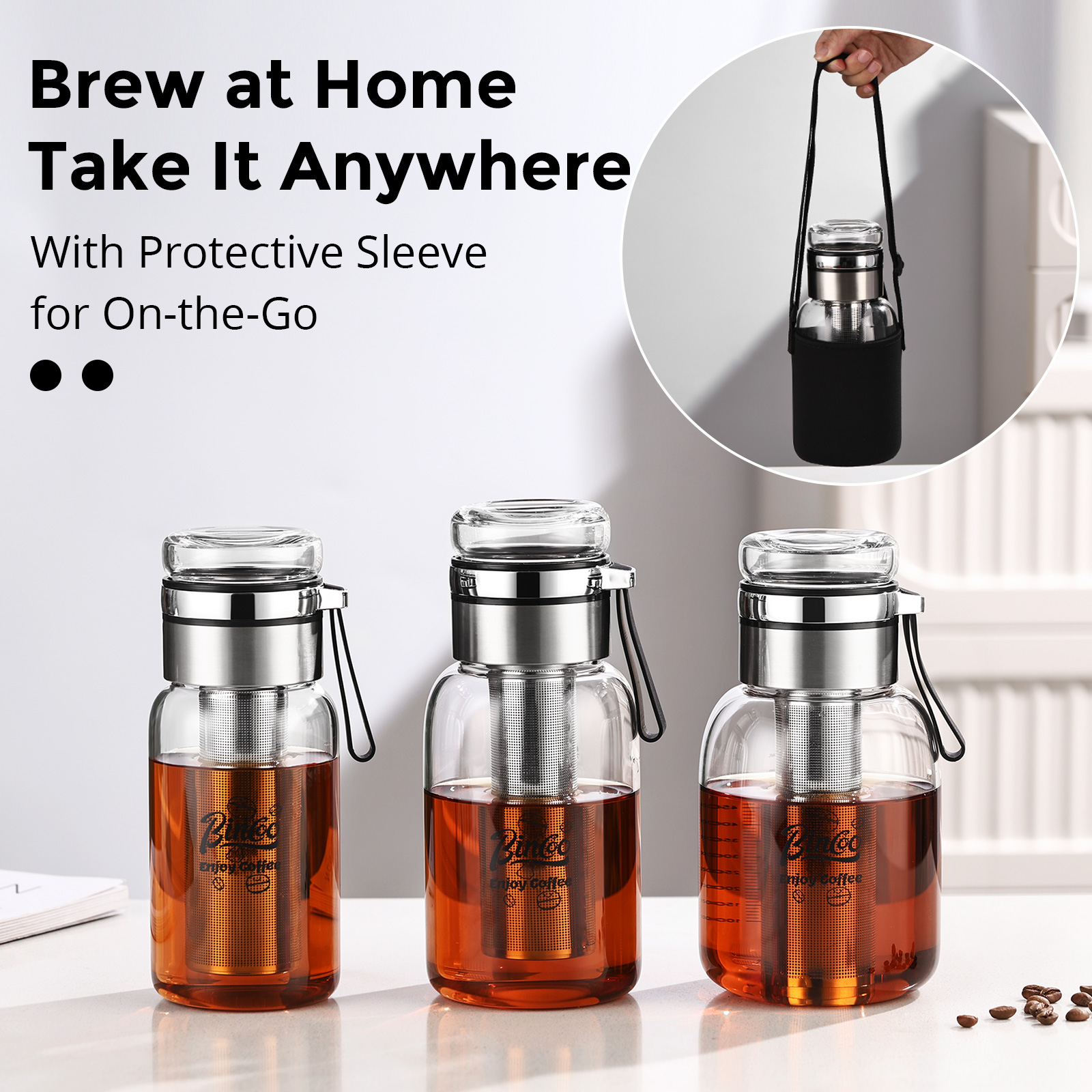 Bincoo Cold Brew Coffee Maker  - Coffee And Tea Glass review and price