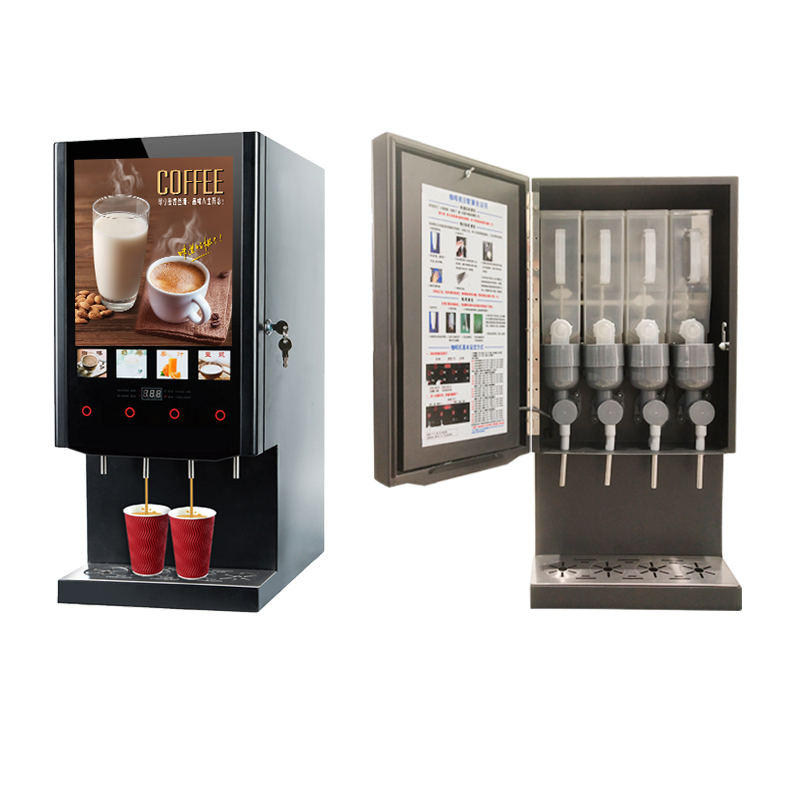 40S 4 Flavours Milk Tea Vendin - Coffee Tea Vending Machine For Office review and price