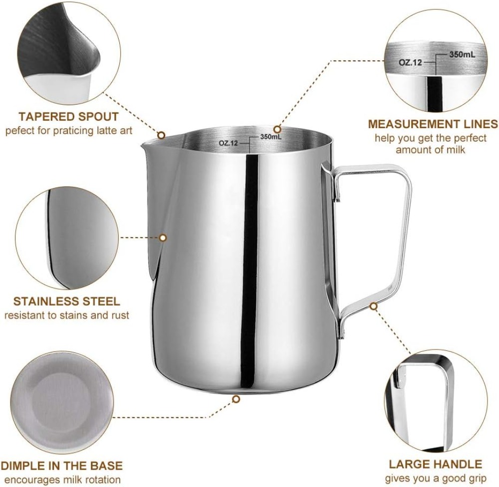 Electric Coffee Frother Set: H - Coffee Stencil Art review and price